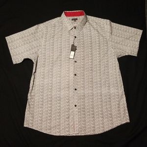 Galaxy mens short sleeve button up shirt xxl